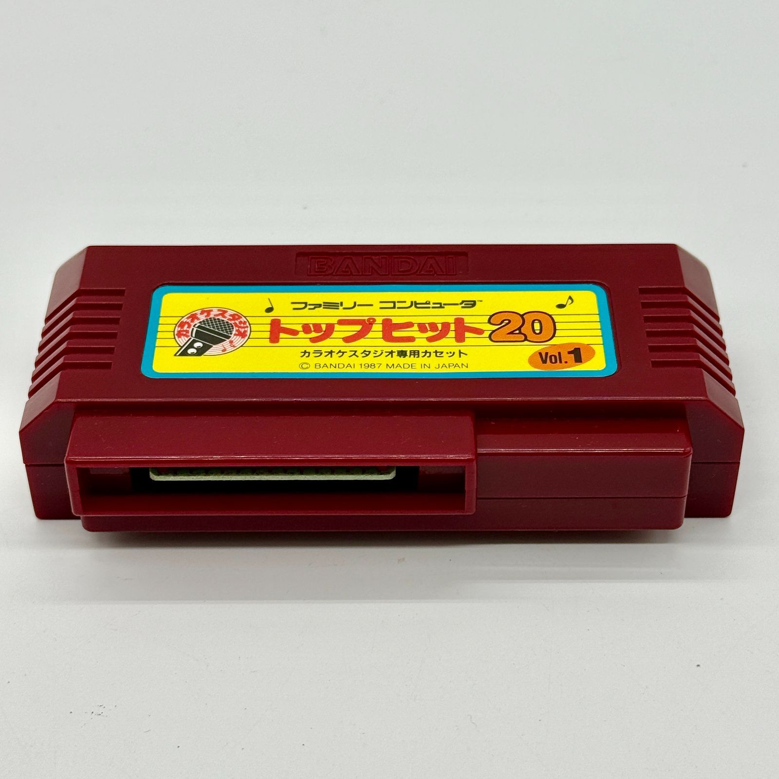 カラオケスタジオ専用カセット付き★トップヒット20　vol.1 ファミコンソフト カラオケスタジオ専用カセット トップヒット20