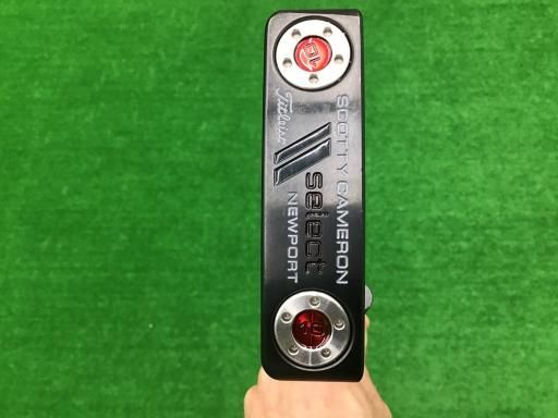 タイトリスト SCOTTY CAMERON select NEWPORT 35インチ パター PT スチール フレックスその他 メンズ 男性用 右利き 右用 Cランク ゴルフクラブ