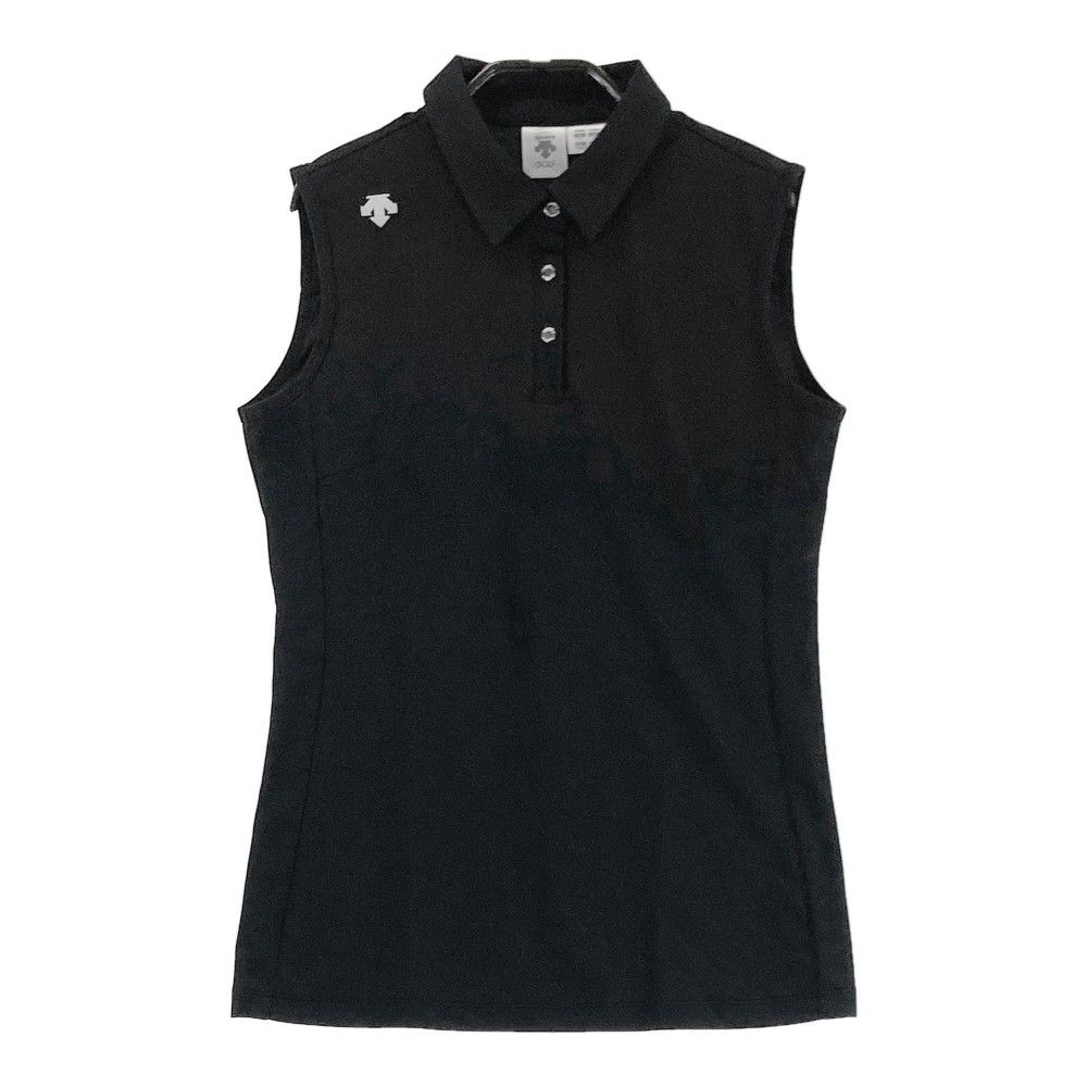 サイズ：L DESCENTE GOLF デサントゴルフ ノースリーブポロシャツ