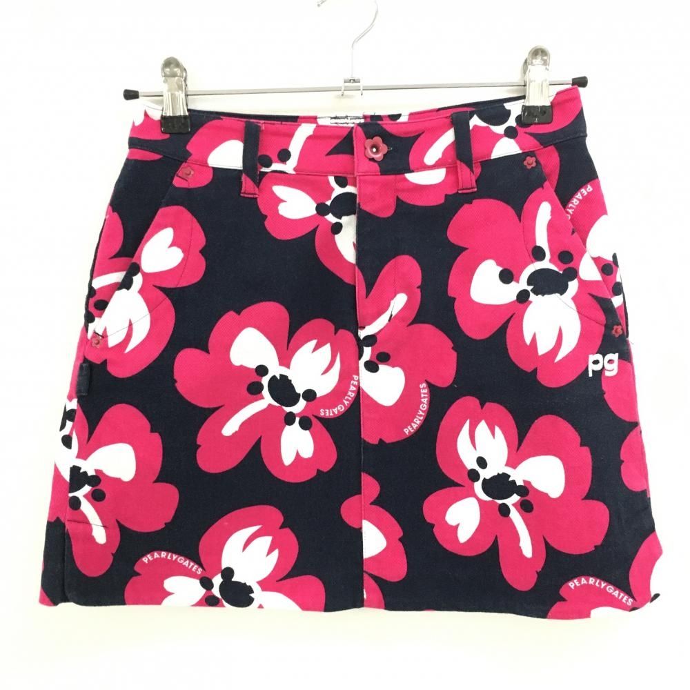 ☆SALE価格☆【美品】パーリーゲイツ スカート ネイビー×ピンク