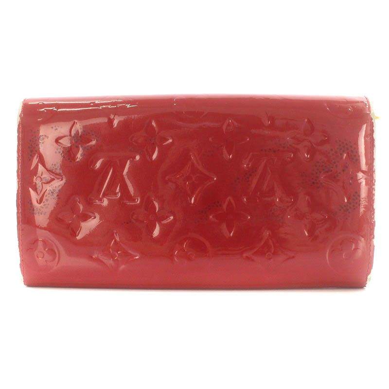 ルイヴィトン LOUIS VUITTON モノグラム ヴェルニ ポルトフォイユ サラ  