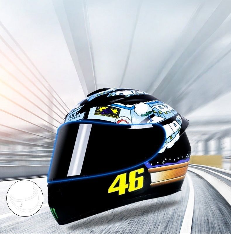 ウィンズジャパン フルフェイスヘルメット GTストライプ M イエロー