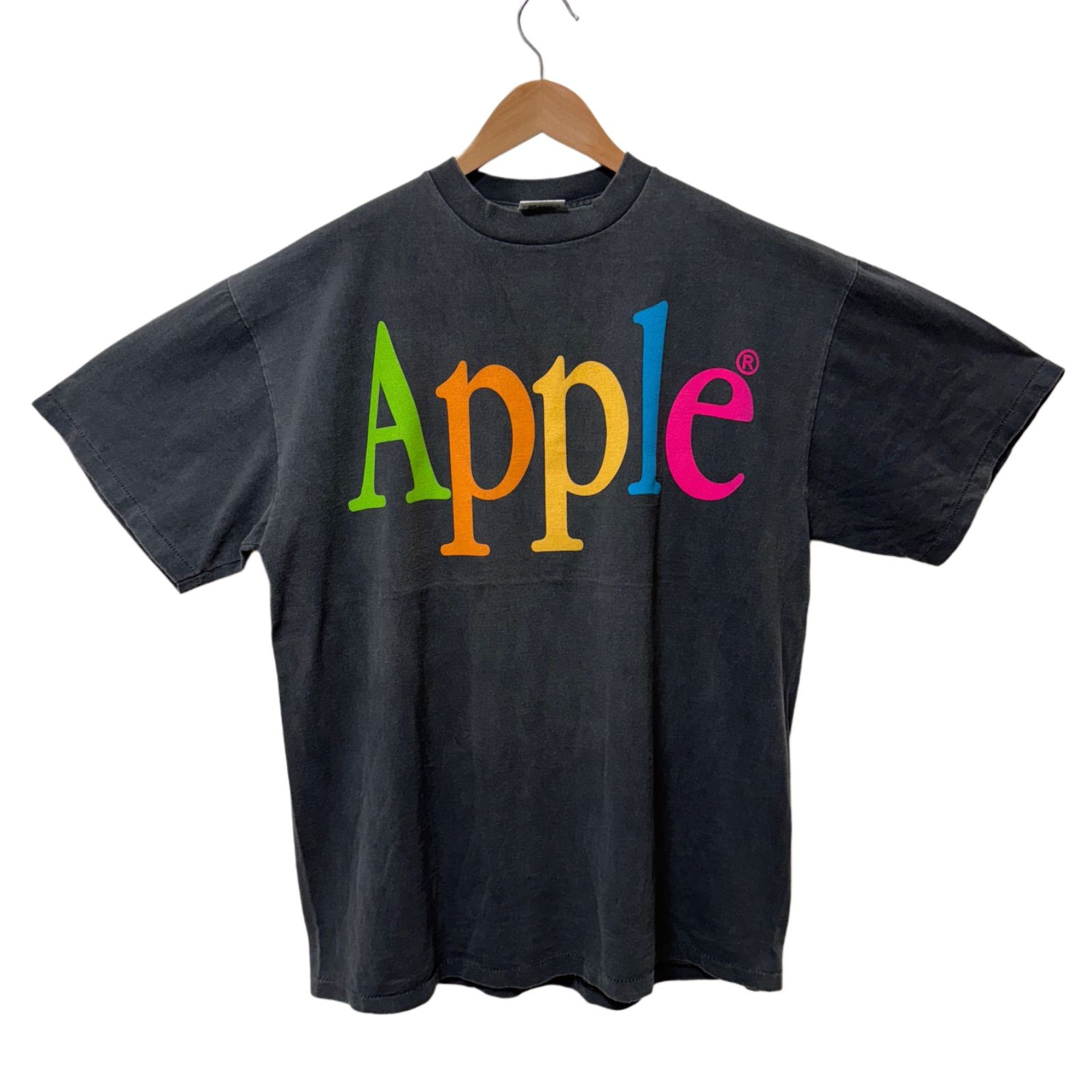 90s メキシコ製ヴィンテージ　Apple アップル　企業ロゴ　プリントTシャツ 90s ヴィンテージ Apple アップル OS X 企業ロゴTシャツ