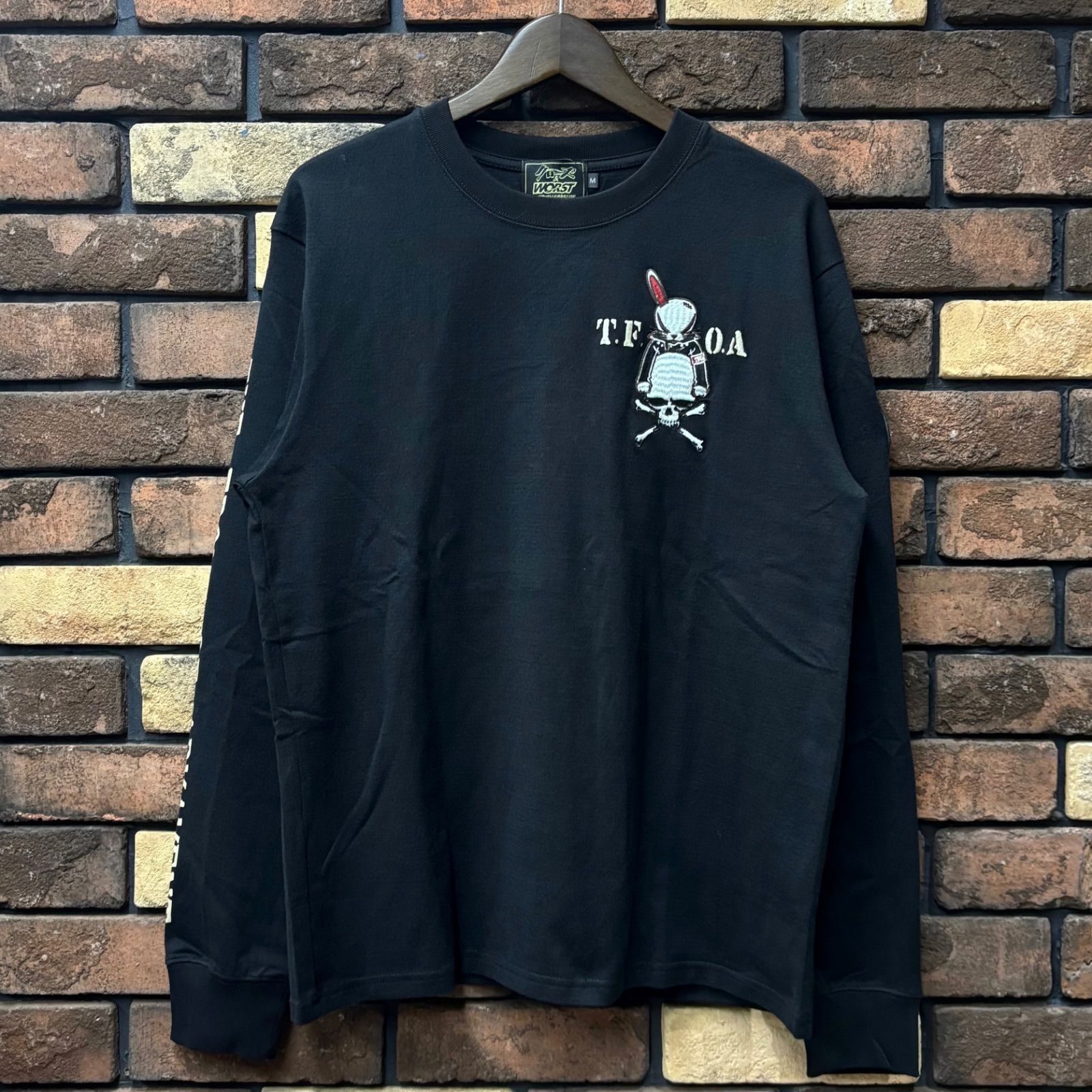 新品CROWSクローズWORSTワースト ✖デスラビット　ロンT XLサイズ 楽天市場】【CROWS×WORST】“BROTHERHOOD”デスラビット刺繍入り