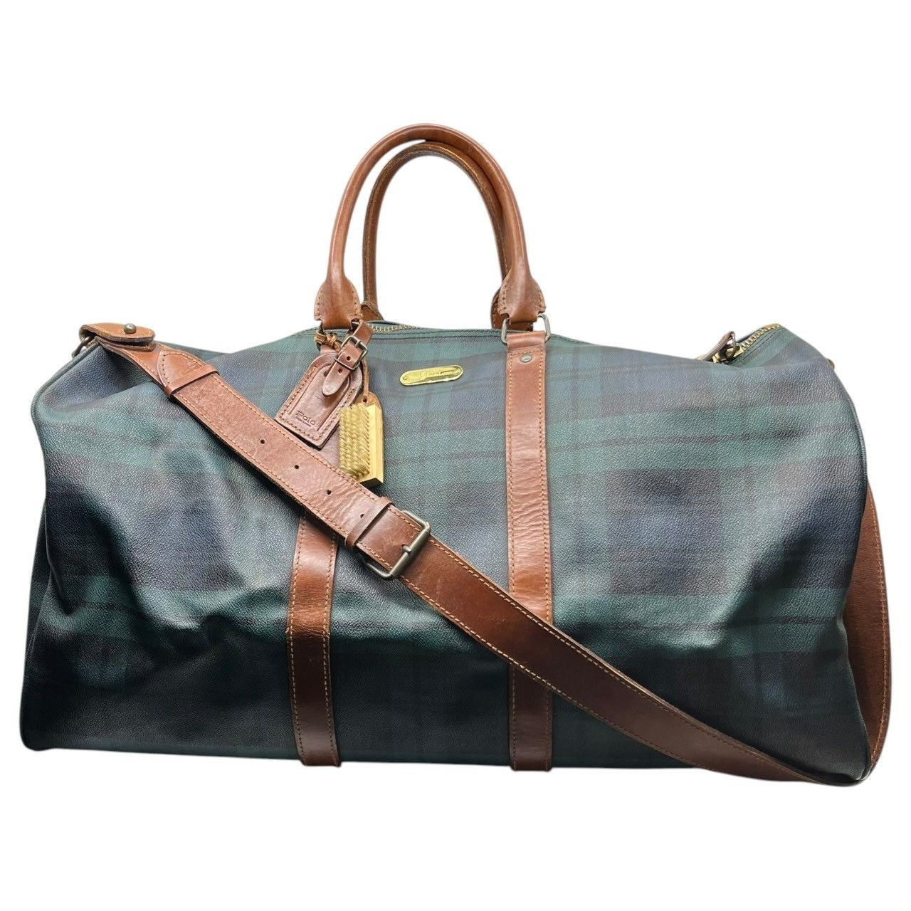 Polo Ralph Lauren ボストンバッグ グリーン・ネイビー Polo Ralph Lauren ボストンバッグ グリーン・ネイビー 【公式通販】