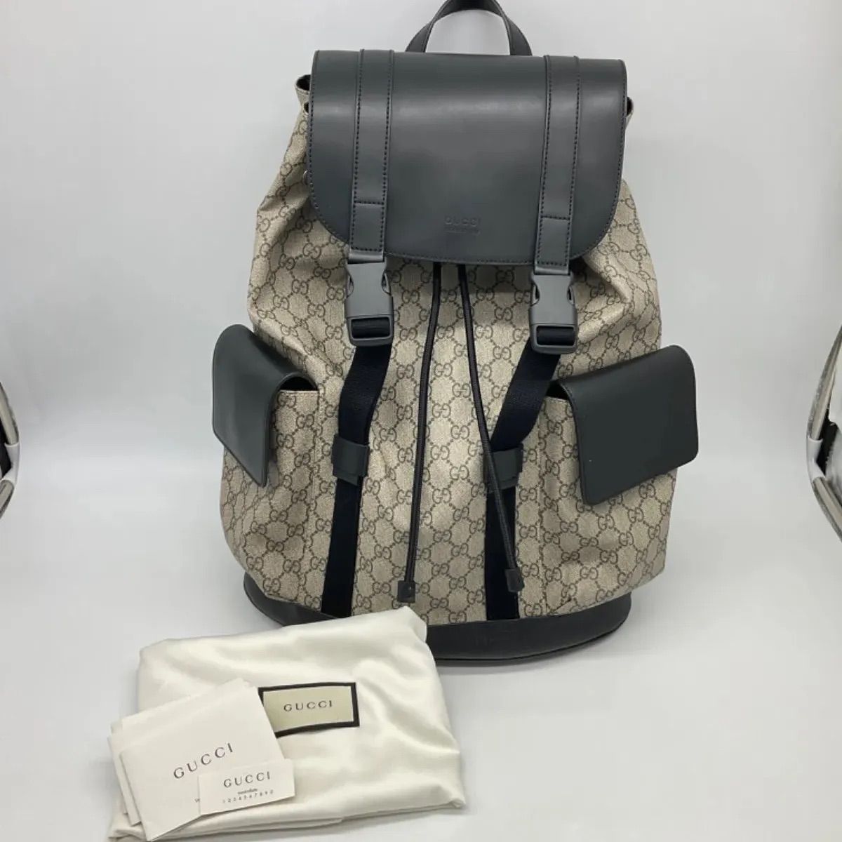 GUCCI グッチ GG柄 リュックサック バックパック メンズ ベージュ 