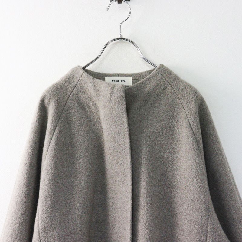 定番人気アイテム 美品 エヴァムエヴァ evameva presswool long
