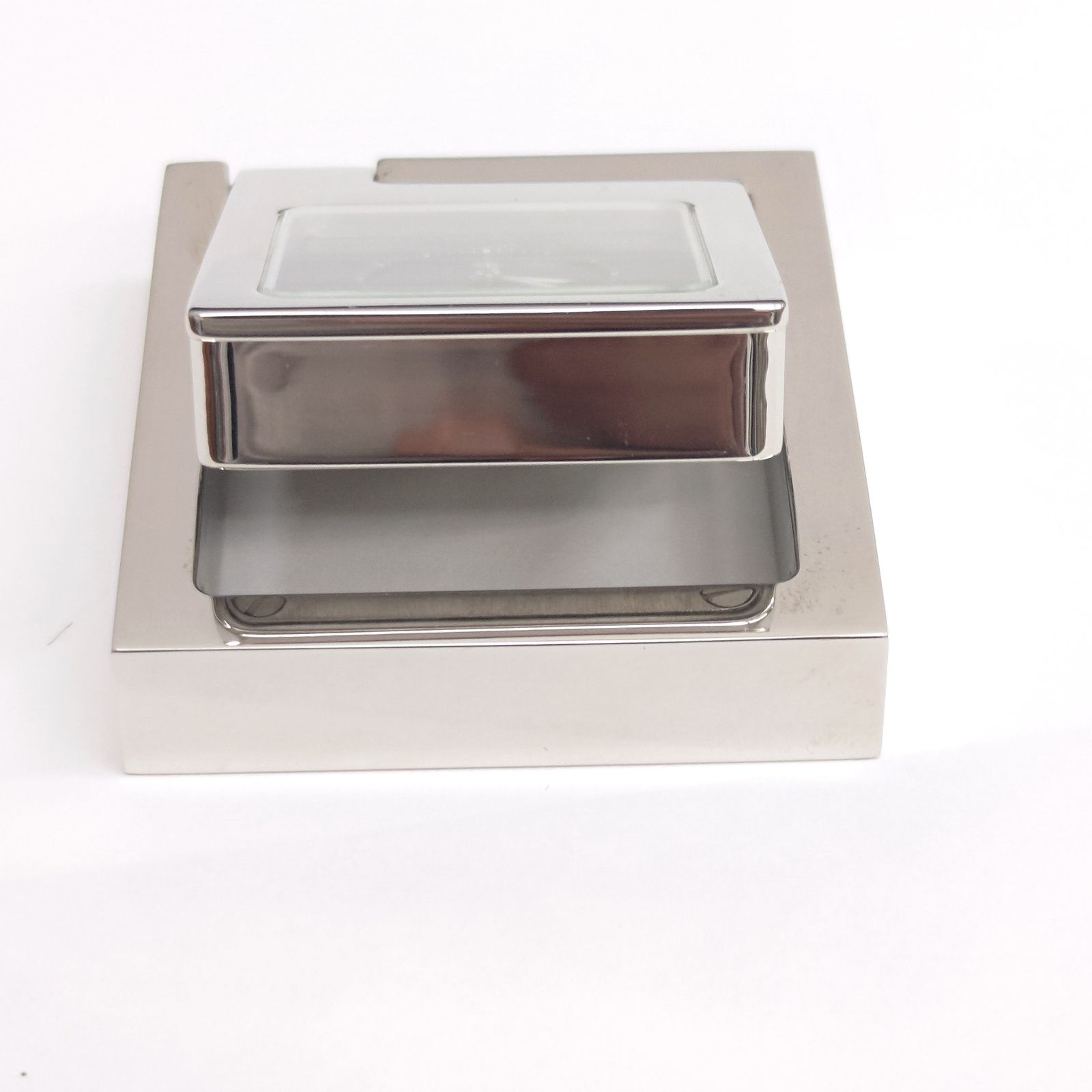 GUCCI スクエアクオーツ 卓上時計 置き時計 不動品 ジャンク ケース付き JA-2 NEXPOTALLINN_EU