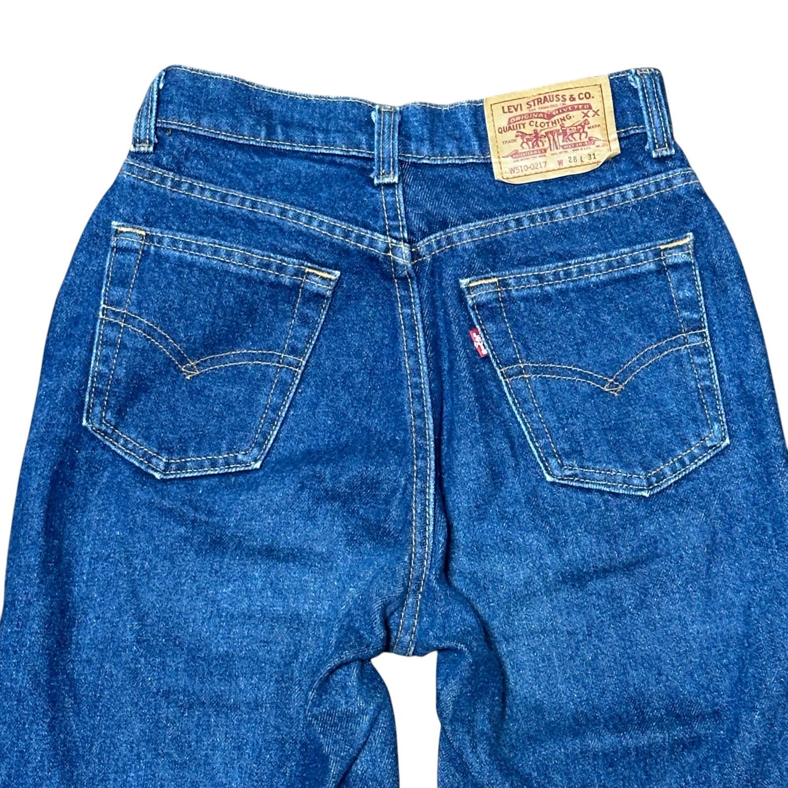 LEVI'S W510-0217 90's アメリカ製 ボタン裏525 赤文字 ハイ