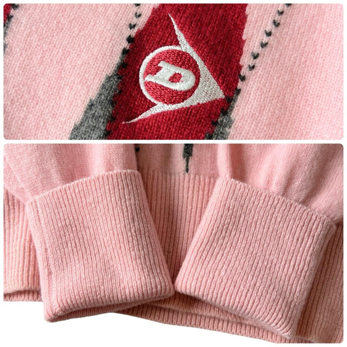 新品 未使用 72,000円 DUNLOP ダンロップ 最高級 カシミヤ 上質 V