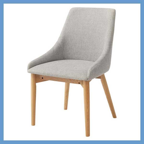 天然木 アッシュ のダイニングチェア ハイバック W53×D57×H85×SH45cm No.611 グレイ