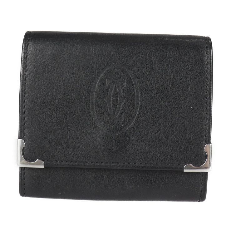 CARTIER カルティエ 2Cロゴ コインケース L3000571 レザー