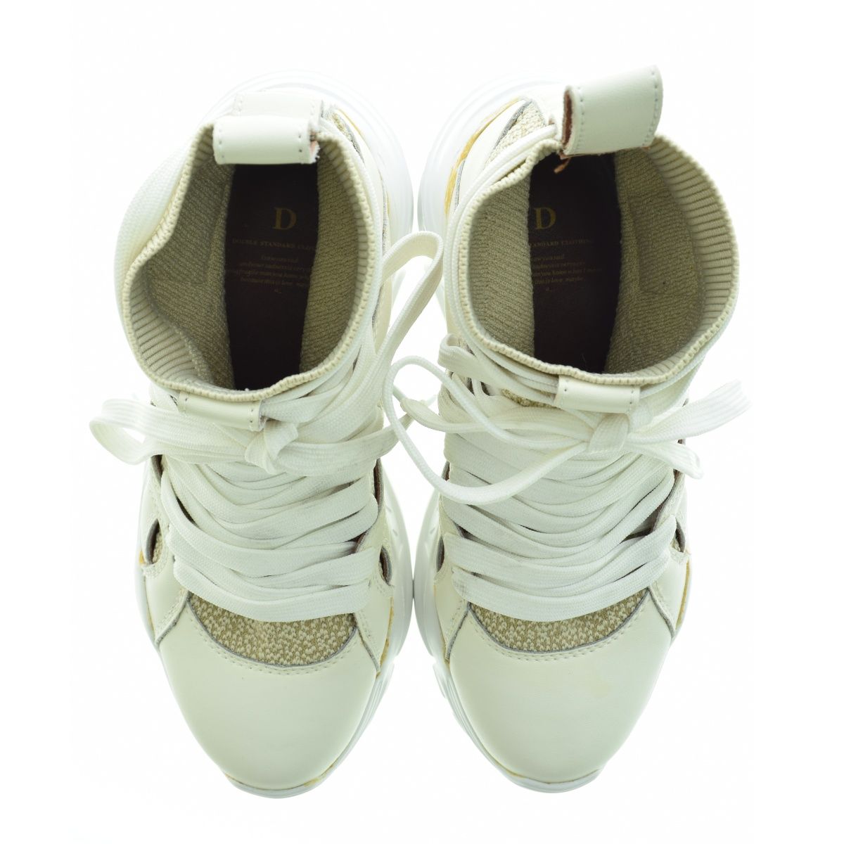 DOUBLESTANDARDCLOTHING】ニッティングスニーカー - メルカリ