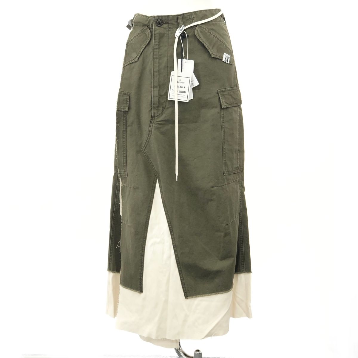 未使用品 MIHARA YASUHIRO ミハラヤスヒロ ロングスカート サイズ:36 