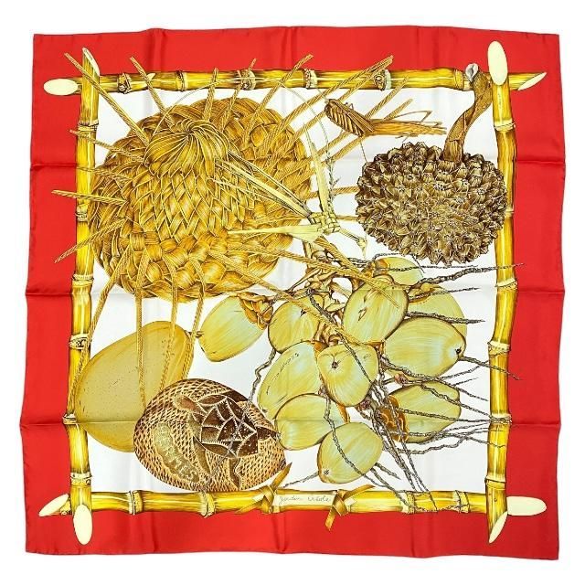 HERMES エルメス スカーフ 大判 カレ90 クレオルの楽園 Jardin