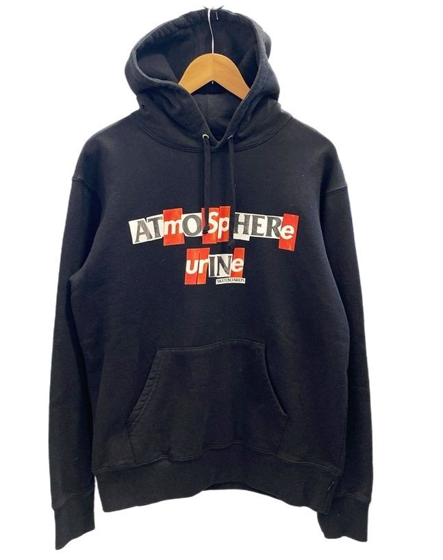 まあさ　Supreme パーカー 黒 【美品】 Supreme パーカー 黒 Sロゴ サイズL - メルカリ