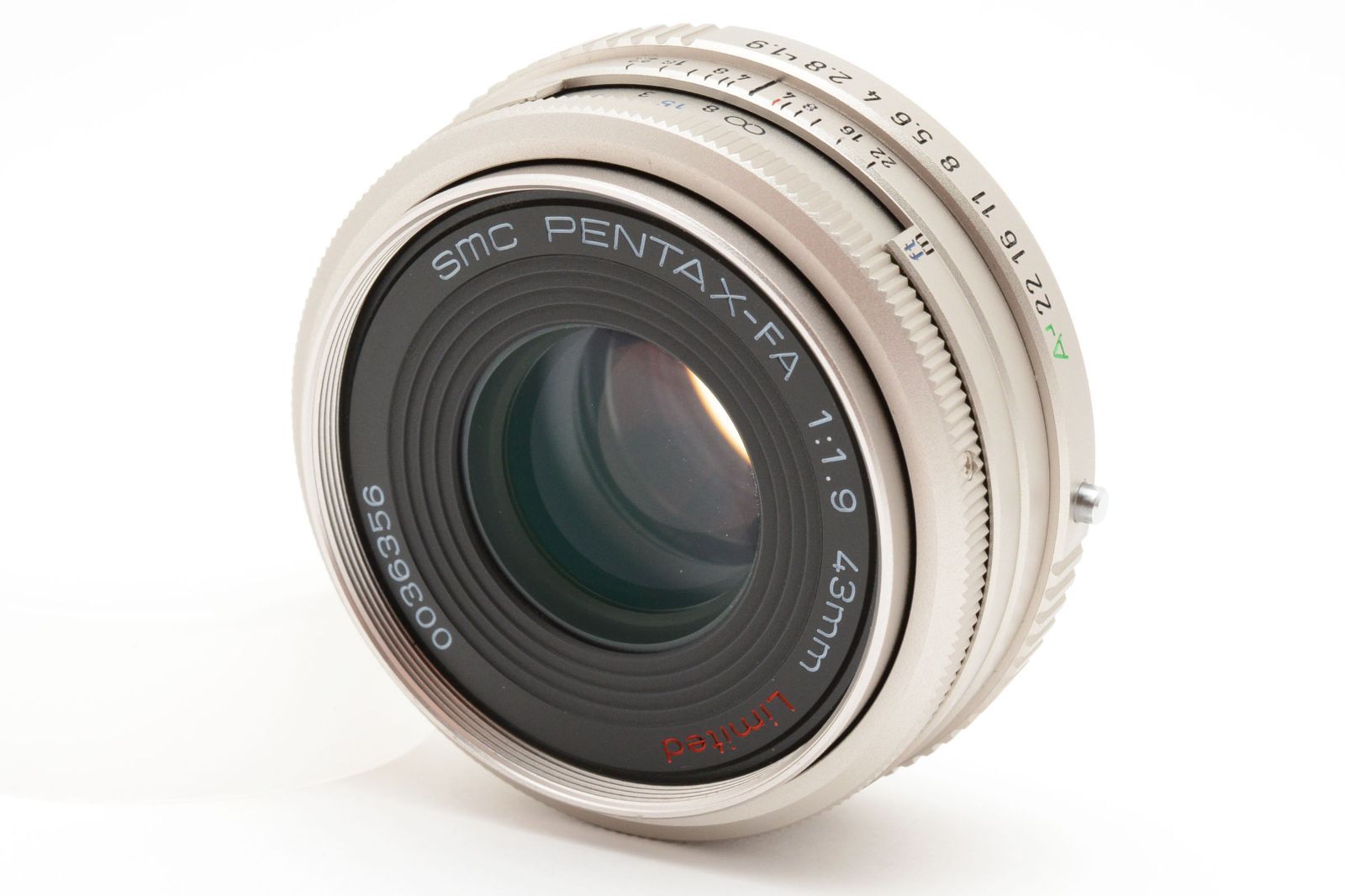 PENTAX ペンタックス smc PENTAX-FA 43mm F1.9 Limited シルバー 標準