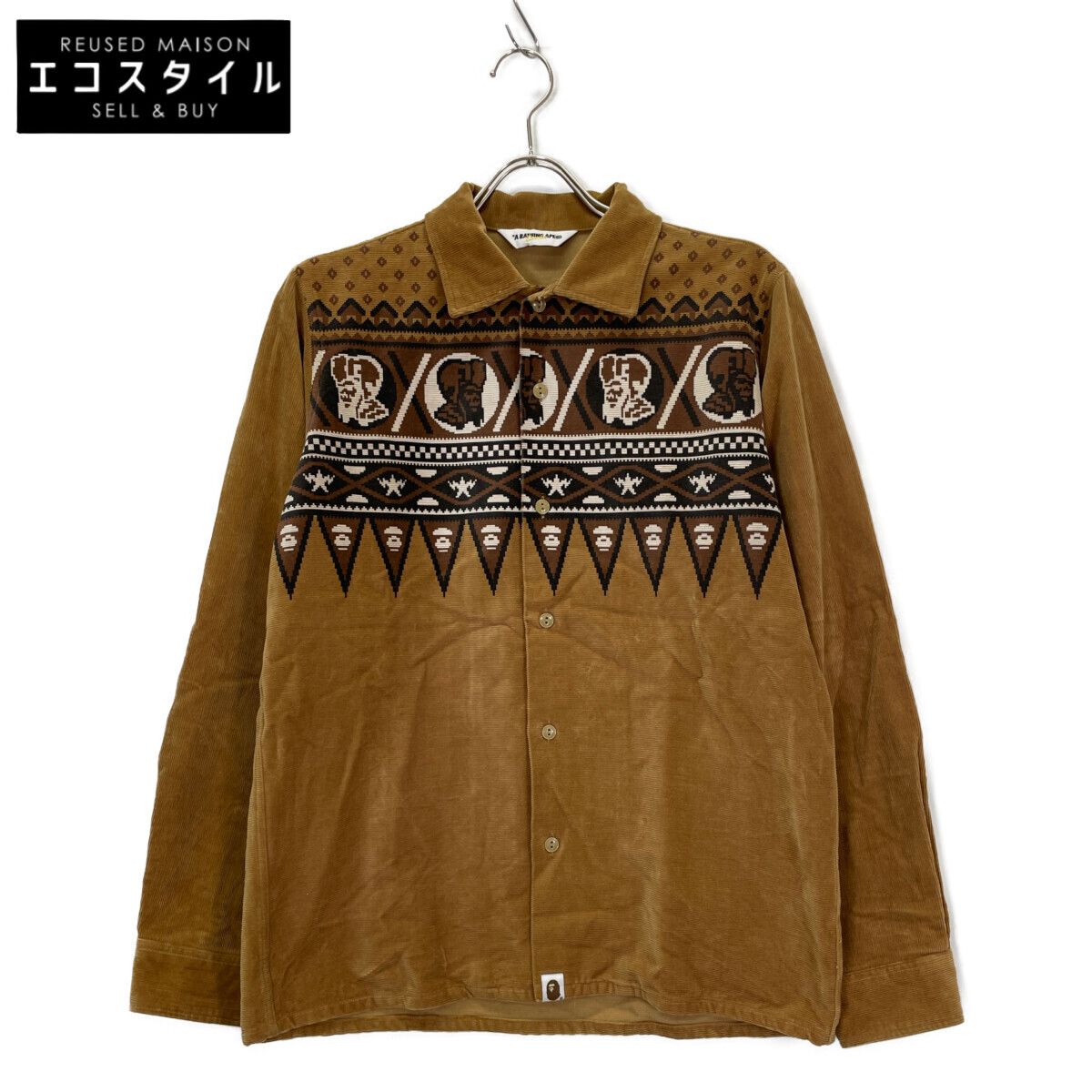 (L)アベイジングエイプ × ブリティッシュ社製オイルドコットンジャケット A BATHING APE® Bathing Ape Varsity Jacket | Bape official