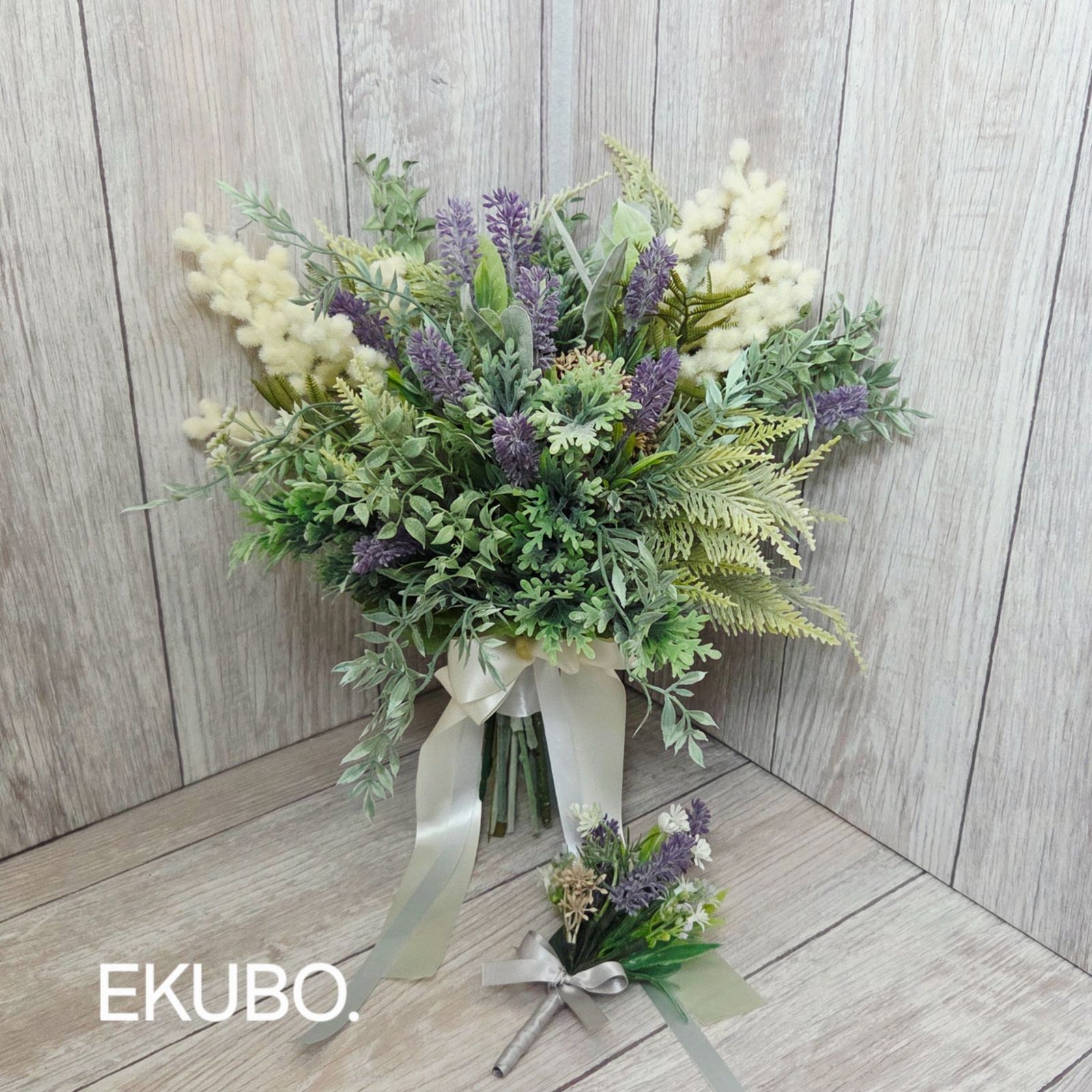 ウェディングブーケ-ブートニア