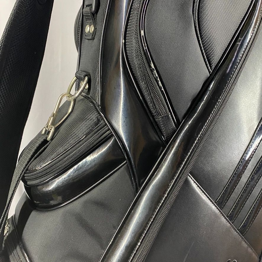 ■美品■ adidas 9型 オールブラック 黒 キャディバッグ □美品□ adidas 9型 オールブラック 黒 キャディバッグ - メルカリ