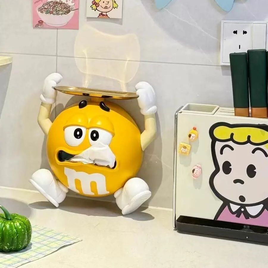 新品 m&m's エムアンドエムズ 置物 インテリア雑貨 抽紙箱