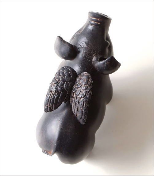 Aynsley花柄 ぶたの置物 ぶた 置物 置き物 雑貨 豚 ブタ 天使 羽