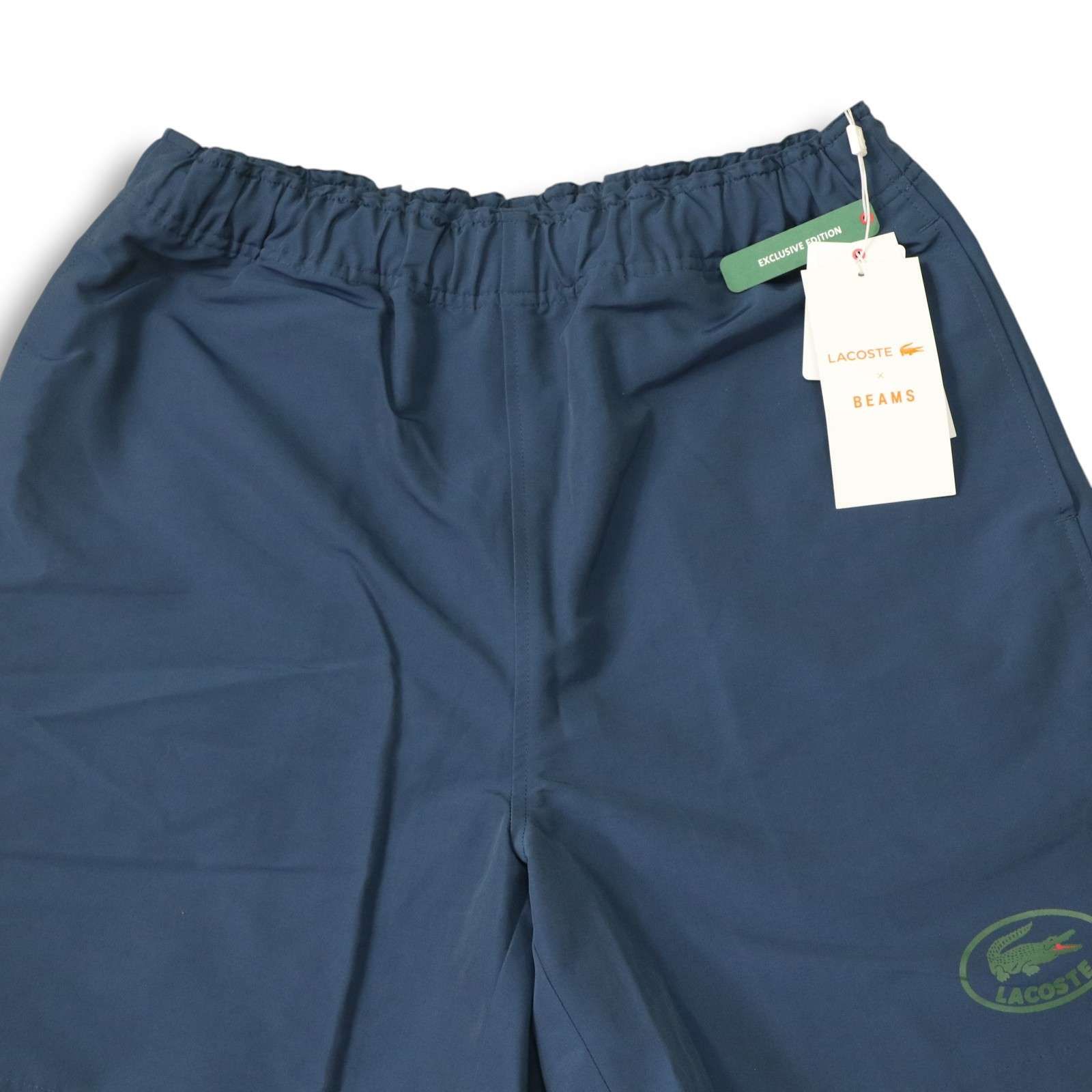 LACOSTE×BEAMS別注 ヴィンテージバッジ ショートパンツ新品未使用 新品】 LACOSTE × BEAMS ラコステ × ビームス別注☆ EXCLUSIVE