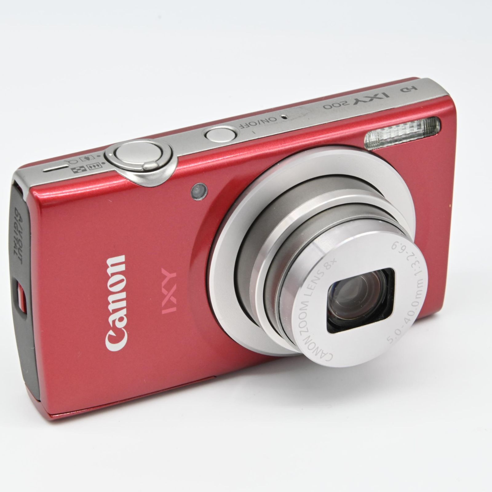 ★美品★キャノン CANON  デジタルカメラ IXY200 (RED)