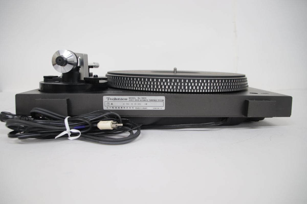 Technics テクニクス Sl 1900 Direct Drive Turntable ダイレクトドライブターンテーブル 7800 レコードプレーヤー本体 レコードプレーヤー