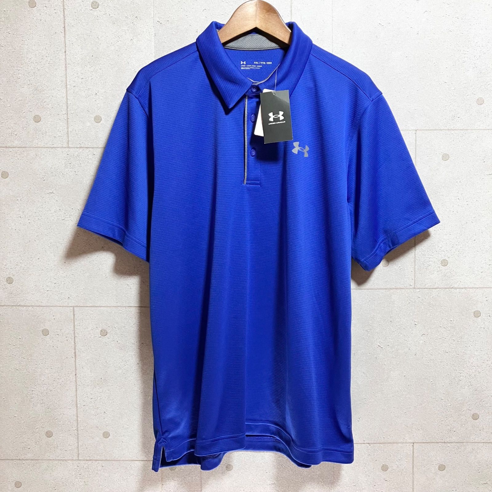 PRGR プロギア メンズ ゴルフ ポロシャツ XL 薄群青 タグ付き