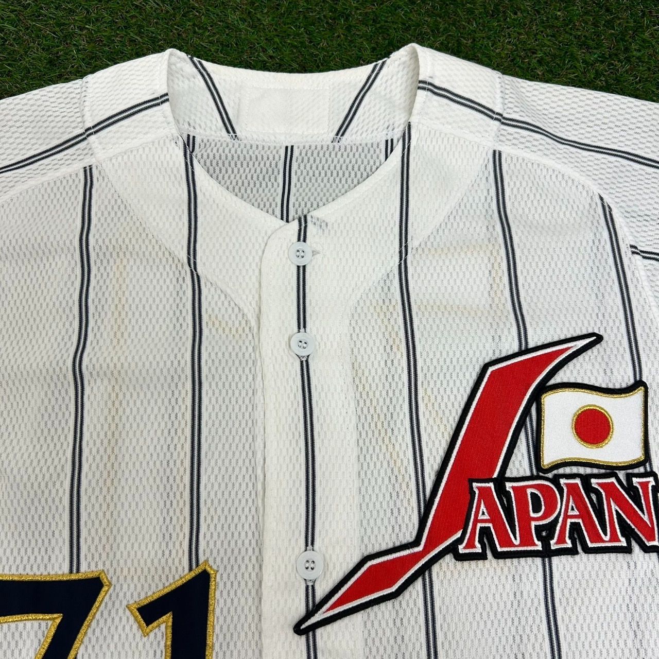 M0307) WBC 2009 ＃71 山田久志コーチ レプリカユニフォーム