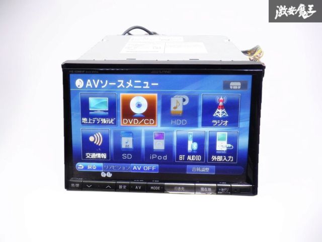 値下げ⁉️アルパイン　VIE-X088VF スバル純正　8インチ　完動品　送料無料 ☆即発送☆ スバル純正OP オプション ALPINE アルパイン HDDナビ
