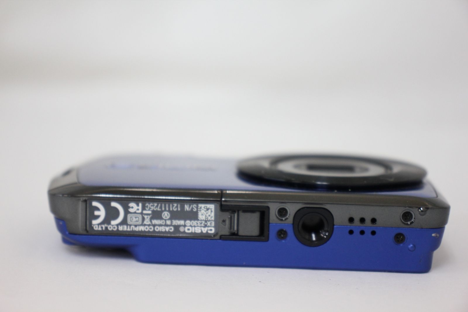 返品保証】 カシオ Casio Exilim EX-Z330 ブルー 3x バッテリー付き