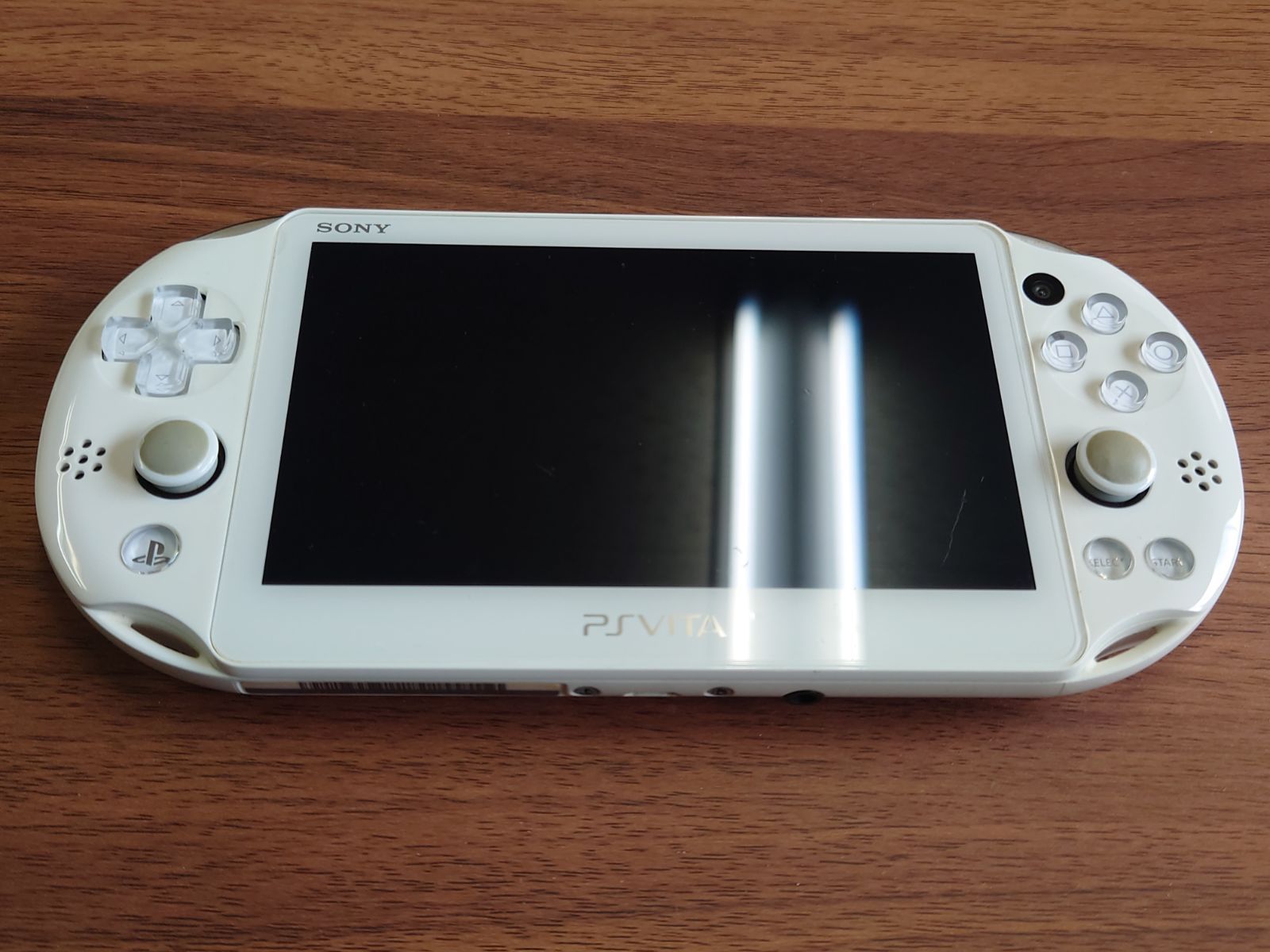 PS Vita 本体 PCH-2000 ホワイト 画面焼け有り