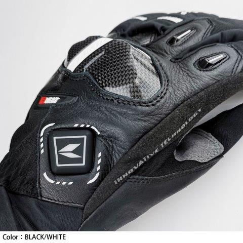 e-HEAT アームド グローブ ブラック/レッド 2024 Lサイズ RST654