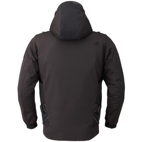 オーバーラップメッシュ パーカ ブラック/ブラック 小売業者 Mサイズ