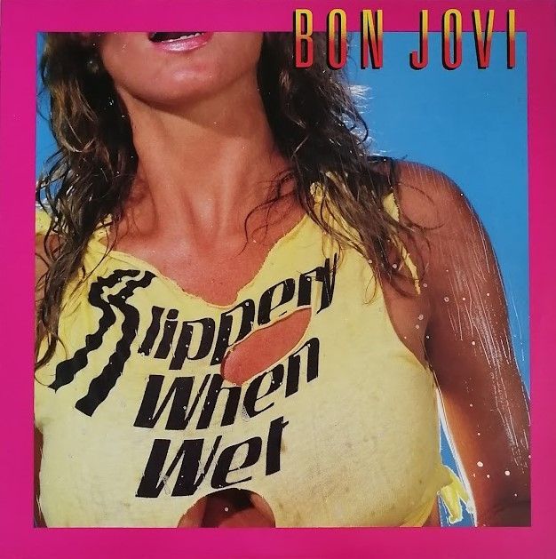BON JOVI 来日記念盤　SLIPPERY WHEN WET レコード LP Amazon.com: Bon Jovi Slippery When Wet, Limited Edition