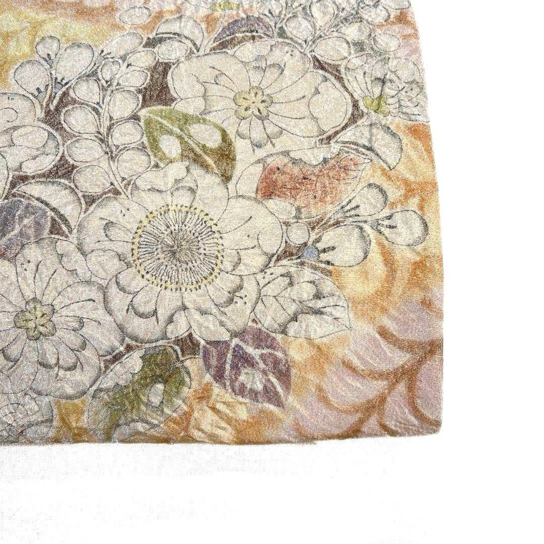 袋帯 辻ヶ花 絞り 藤の花 金糸 着物 064a p - メルカリ
