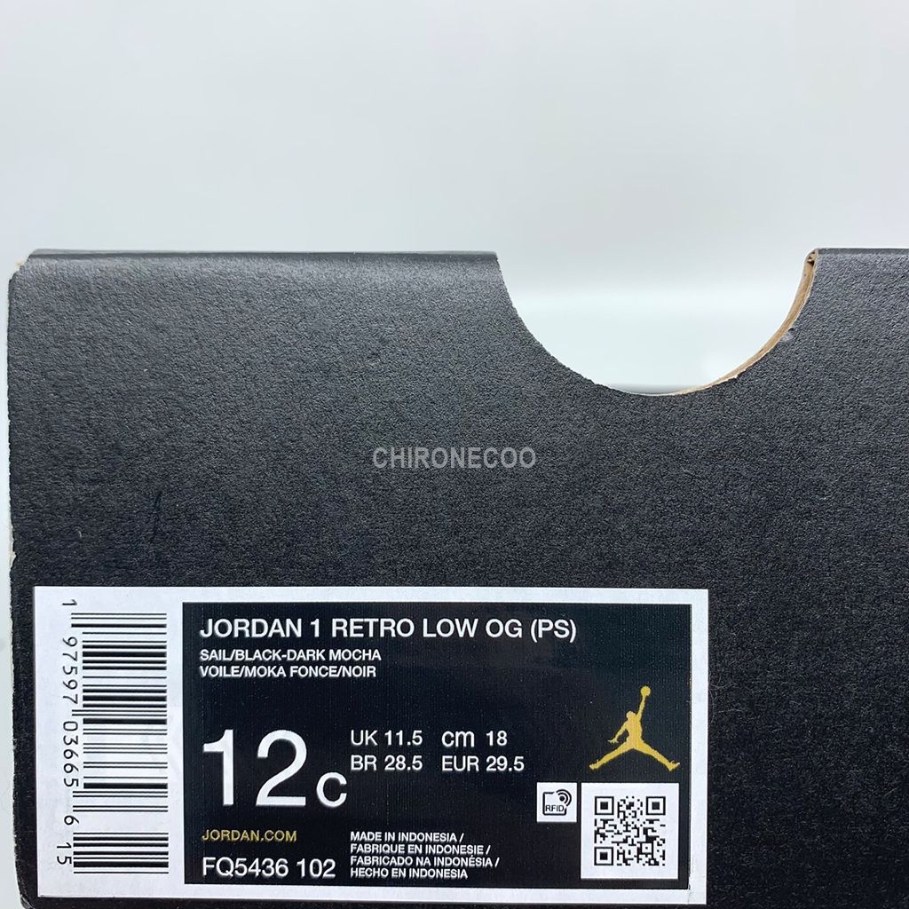  NIKE AIR JORDAN 1 RETRO LOW OG PS ナイキ エア ジョーダン レトロ MOCHA スニーカー スリッポン ベビーシューズ