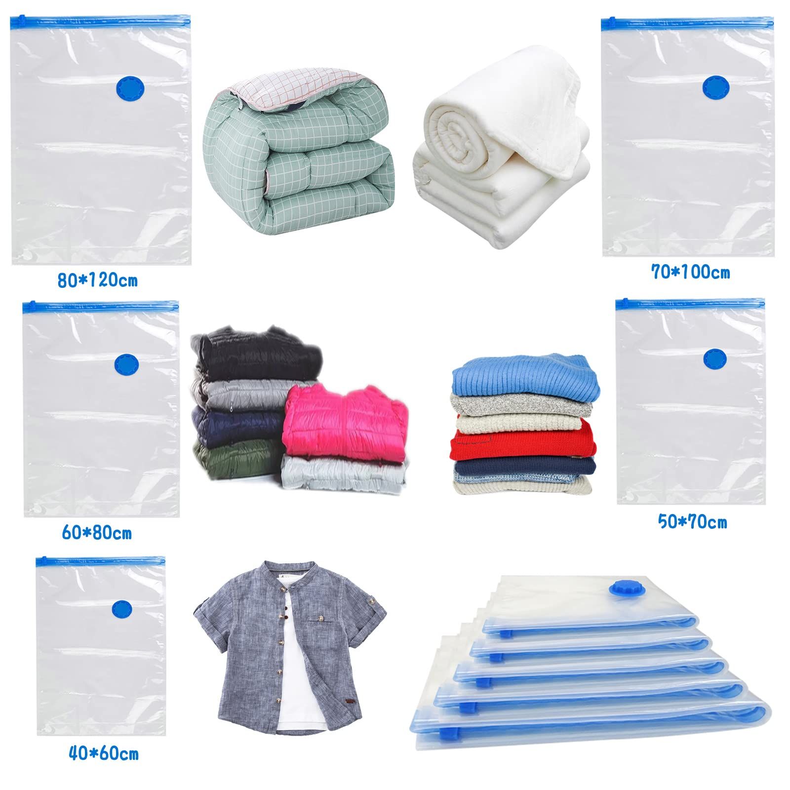 衣類圧縮袋 引越し用真空圧縮袋