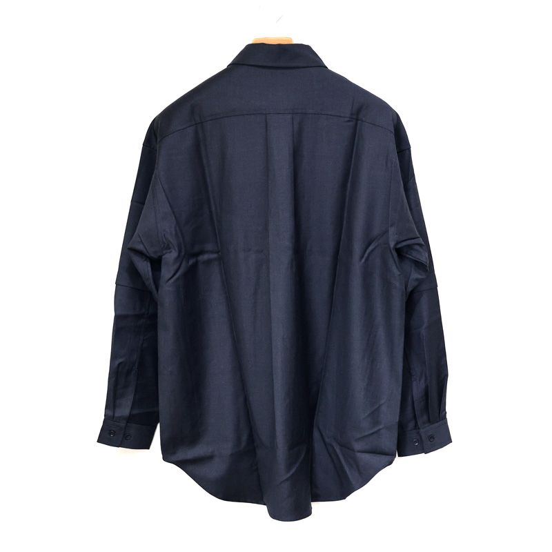 Lownn カシミヤウール　シャツジャケット Lownn カシミヤウール シャツジャケット
