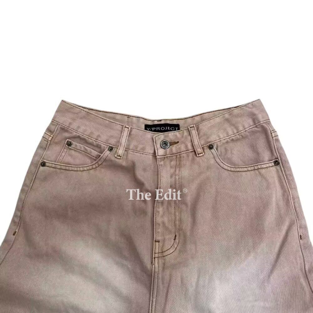 Y/PROJECT Draped Cuff Jeans ドレープカフジーンズ
