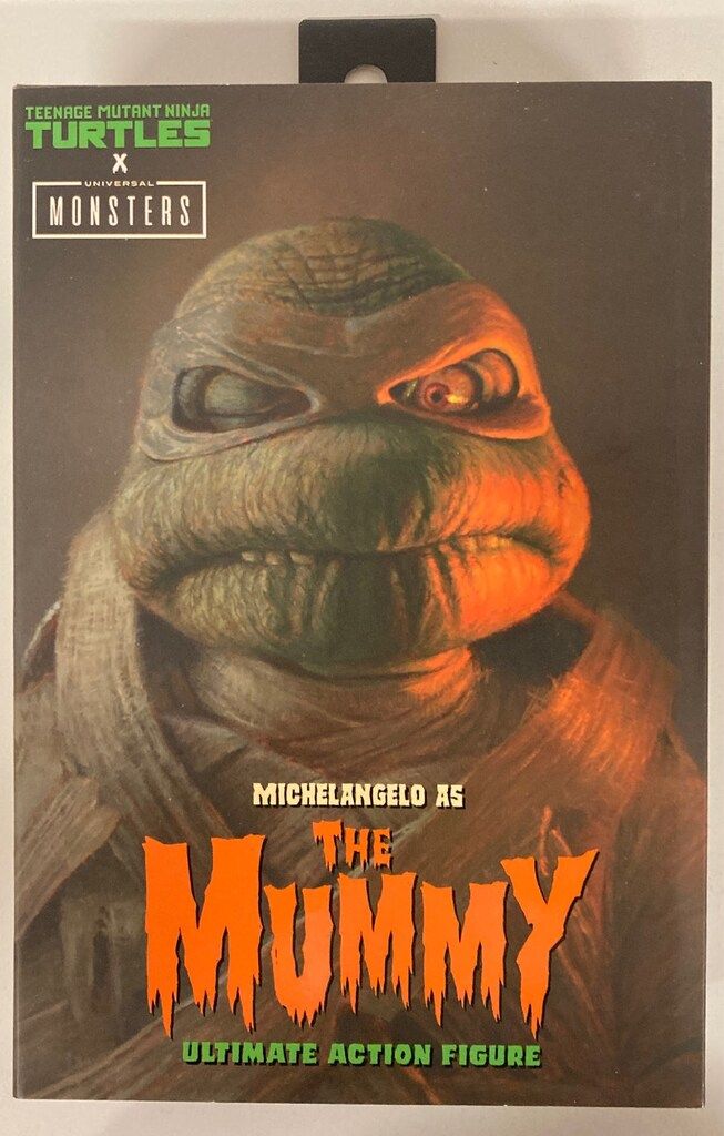 NECA ULTIMATE ACTION FIGURE MICHELANGELO / AS THE MUMMY 7インチ