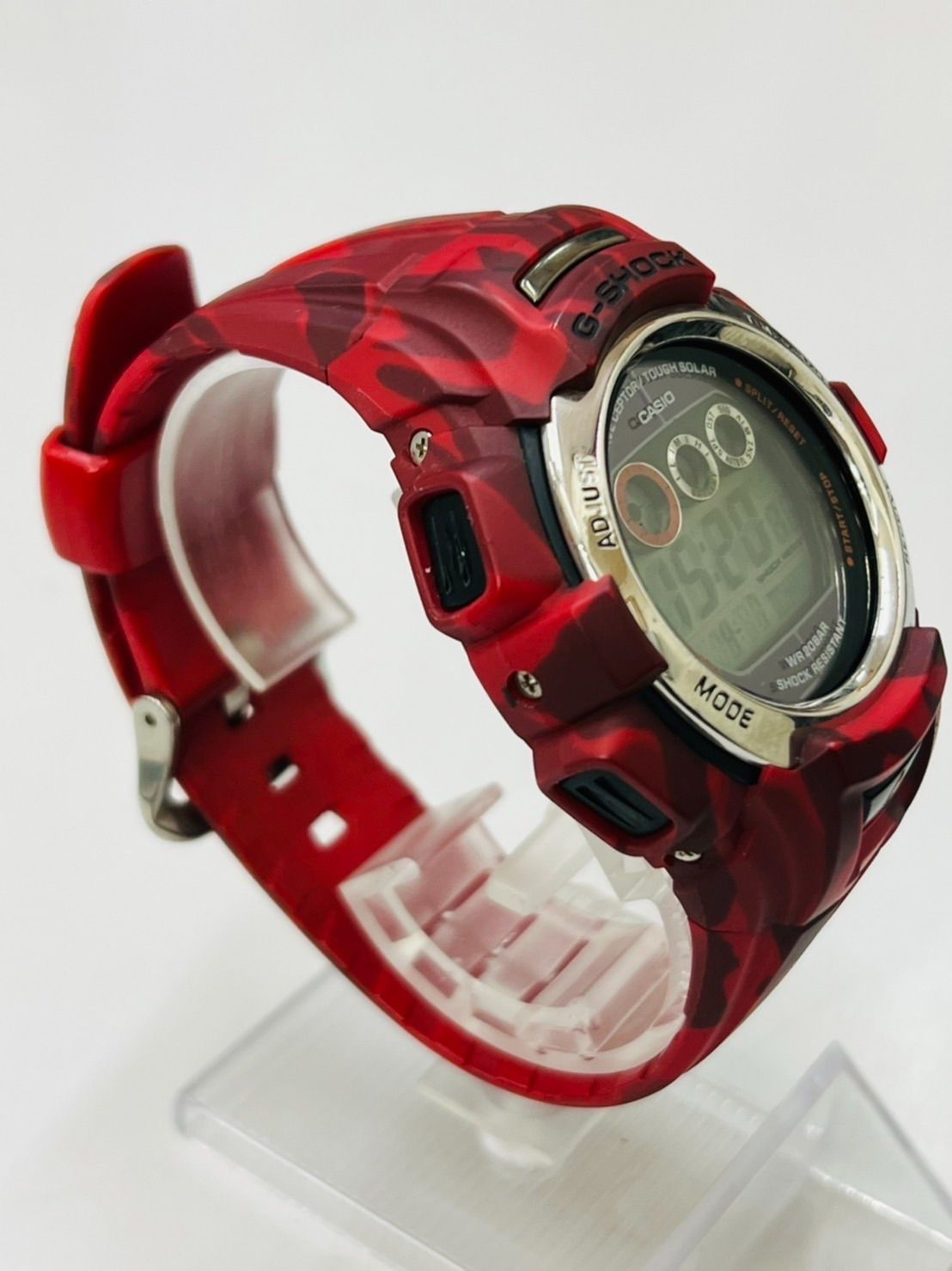 CASIO G-SHOCK アトミックフォース 赤迷彩 カモフラ柄 GW-300CFJ