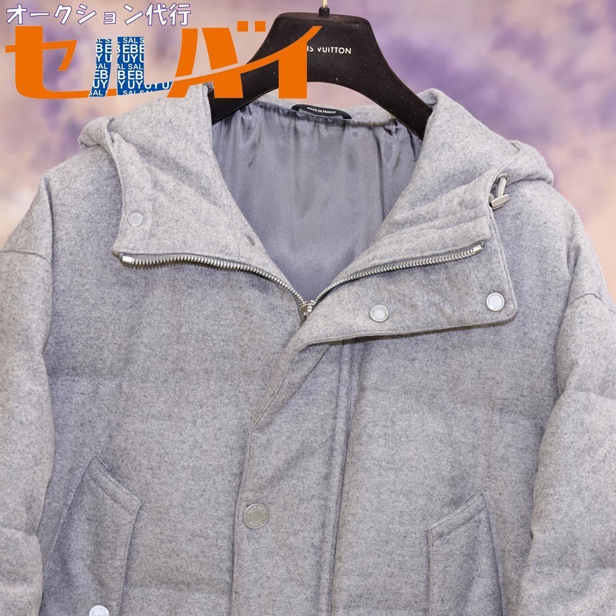 本物 新品同 エルメス 最高級ピュアカシミヤ100% ミディアムレングス 