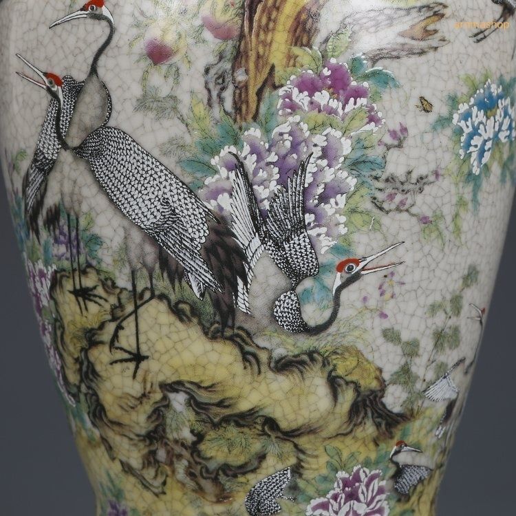 官窯焼き 粉彩描金 磁器 花瓶 景徳鎮 置物　中国陶磁 中国美術 官窯焼き 粉彩描金 磁器 花瓶 景徳鎮 置物 中国陶磁 中国美術