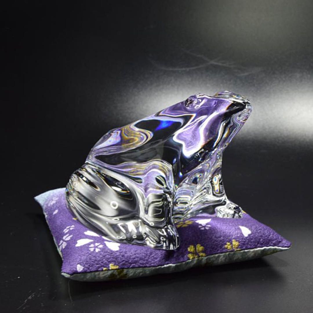 【美品】【縁起物】バカラ Baccarat カエル 置物 ペーパーウェイト 超美品】 バカラ Baccarat カエル 置物 ペーパーウェイト #13 - メルカリ