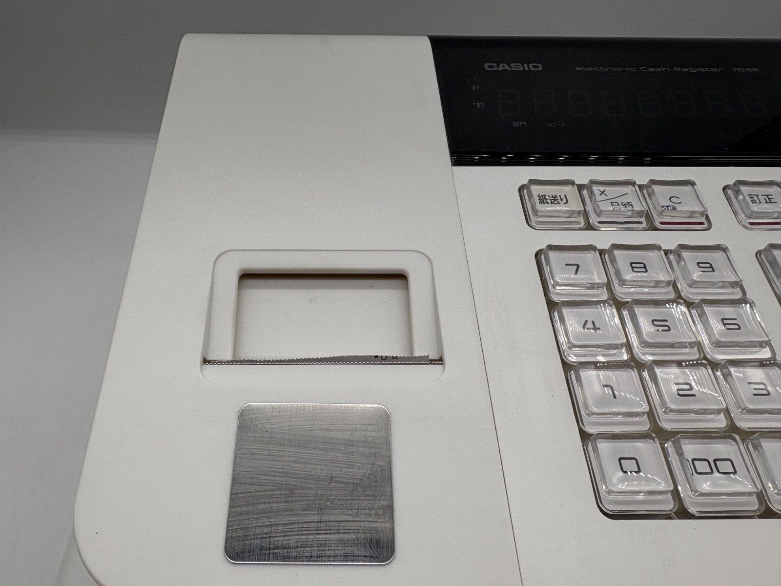 レジスター　CASIO 110ER 中古 カシオ CASIO 電子レジスター 110ER 中古品 CASIO カシオ 4部門 電子