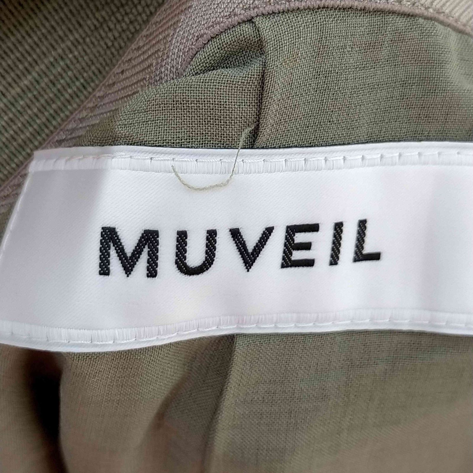 MUVEIL (ミュベール) フェルトドットデニムパンツ インディゴ サイズ:36