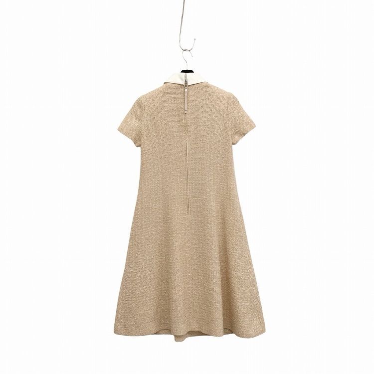 FOXEY フォクシー ドレス ジェシカ 白襟付 ツイード ワンピース